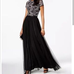 Adrianna Papell 2-Pc. Lace Mesh Dress Size 2